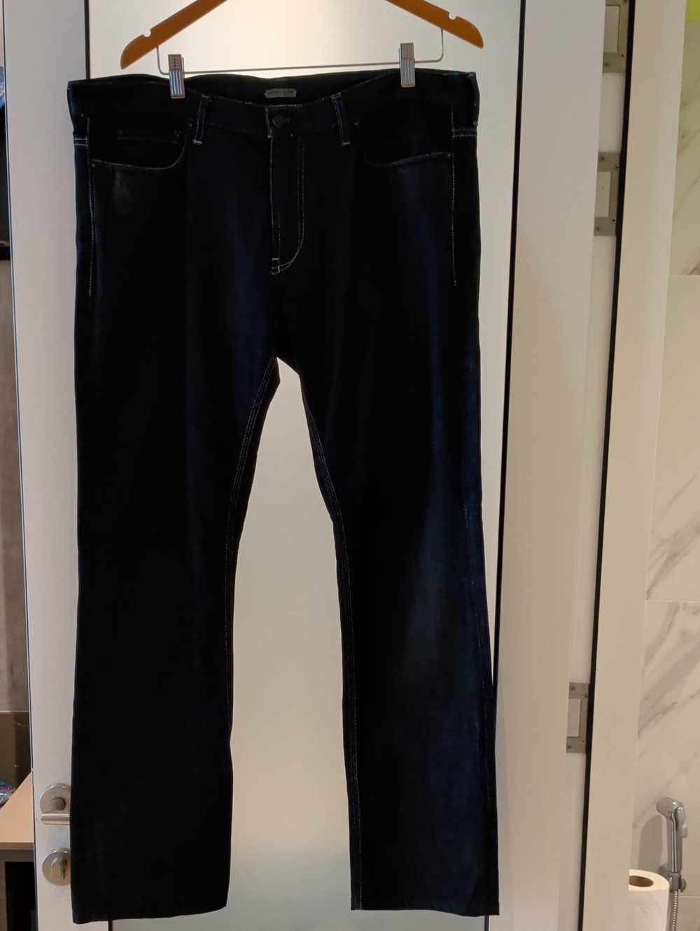 Bottega Veneta Men's Dark Indigo Jeans - Classic Straight Fit